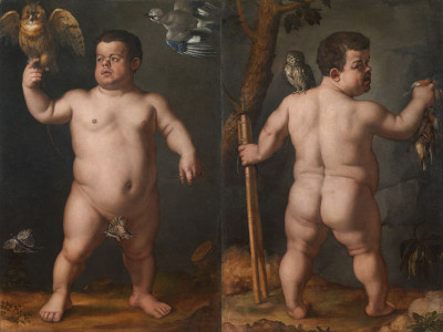 Portrait of the Dwarf Nano Morgante Bronzino